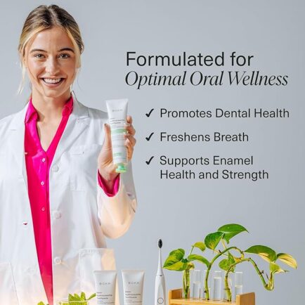 LIMITED TIME DEALS 20% OFF Boka Fluoride Free Toothpaste Nano Hydroxyapatite, Helps Remineralize, Appropriate for Sensitive Teeth, Whitening - for Adult, Kids Oral Care - Ela Mint Flavor, 4 Fl Oz 1Pk US Manufactured Visit the Boka Store - Image 2