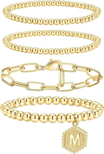 LIMITED TIME DEALS 12% OFF Gold Initial Bracelets